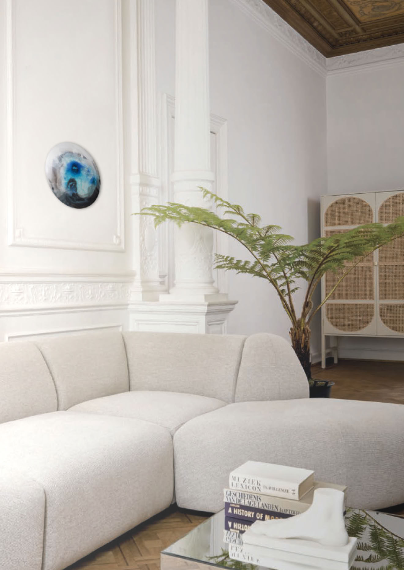 COLLECTION AQUA PRIMA Tableau ONDE 1 dans décor